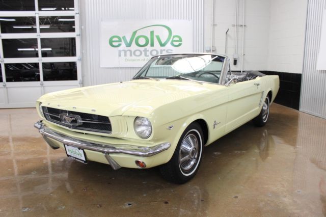 1965 Yellow Ford Mustang A/C, Restored, Documented