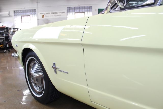 1965 Yellow Ford Mustang A/C, Restored, Documented