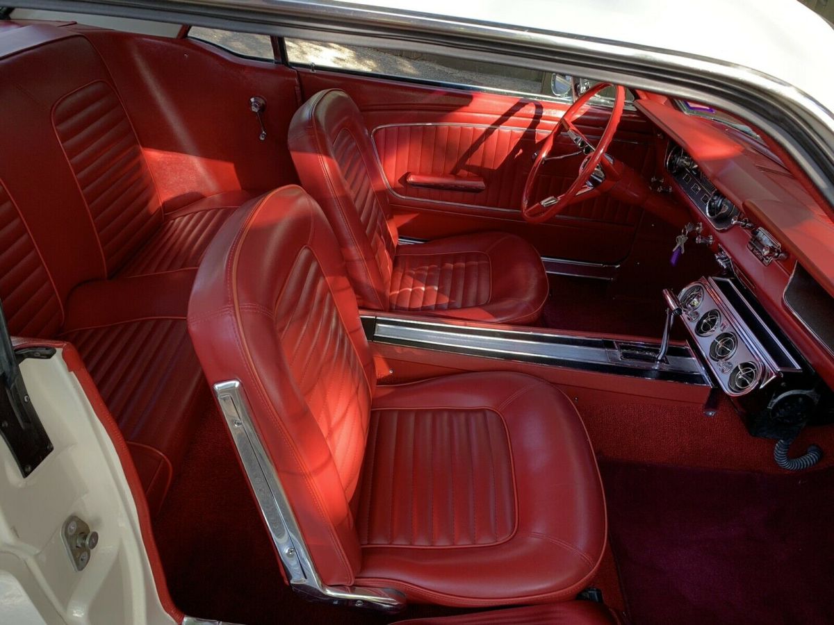 1965 White Ford Mustang Coupe