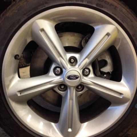 1965 red Ford Mustang U/K