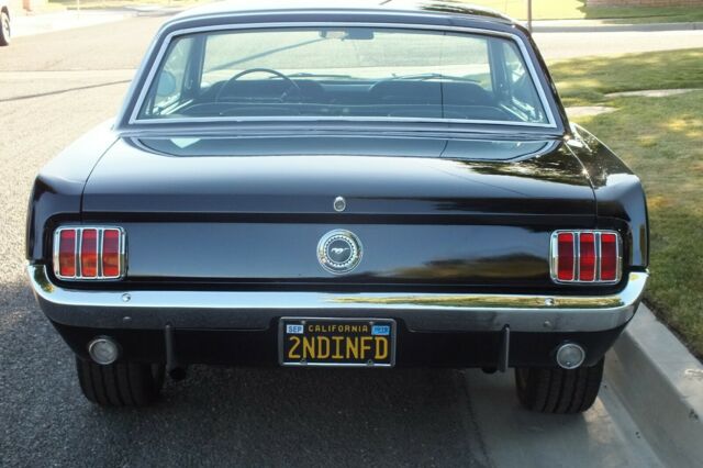 1965 Black Ford Mustang Coupe
