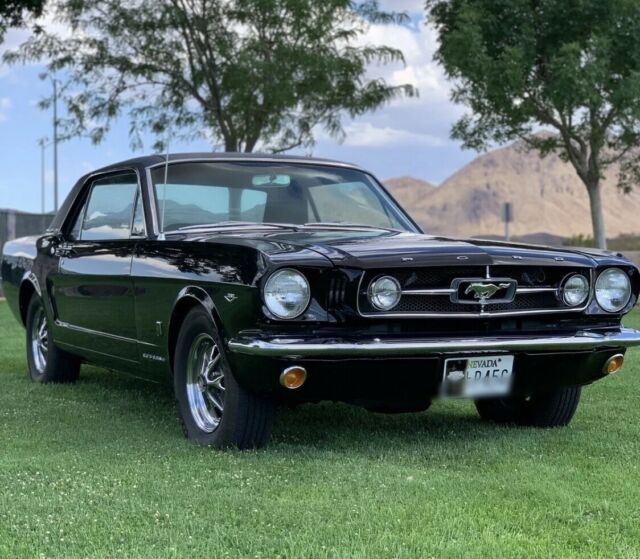 1965 Black Ford Mustang Coupe