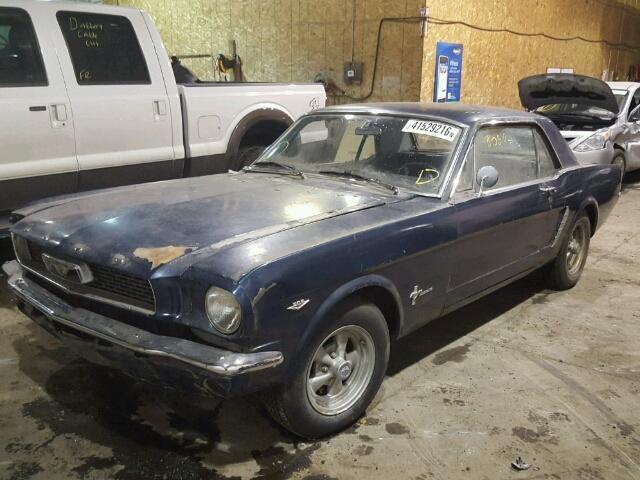 1965 Blue Ford Mustang