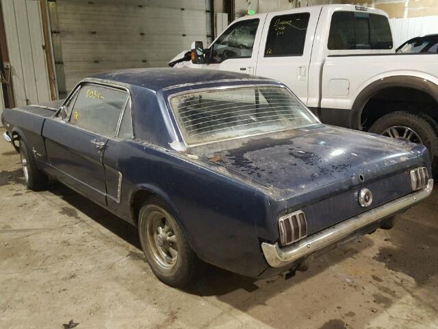 1965 Blue Ford Mustang