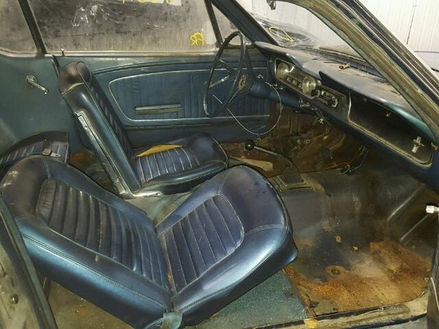 1965 Blue Ford Mustang