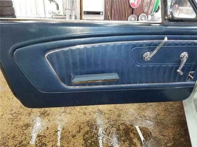 1965 Blue Ford Mustang Convertible