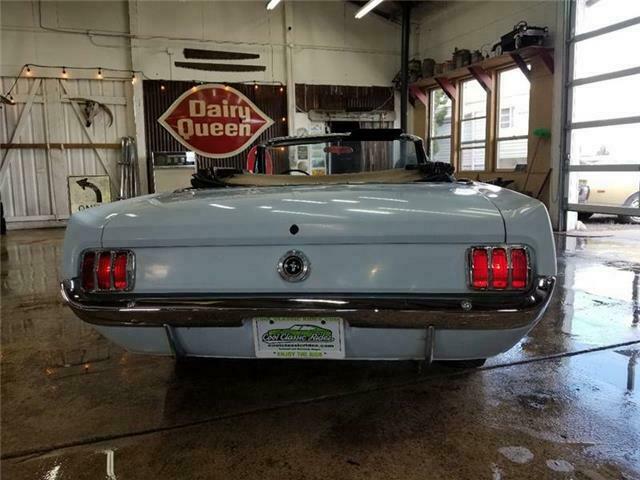 1965 Blue Ford Mustang Convertible