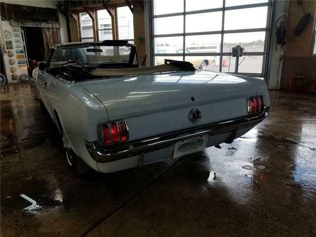 1965 Blue Ford Mustang Convertible