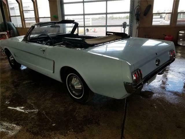 1965 Blue Ford Mustang Convertible