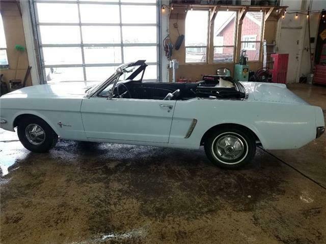 1965 Blue Ford Mustang Convertible