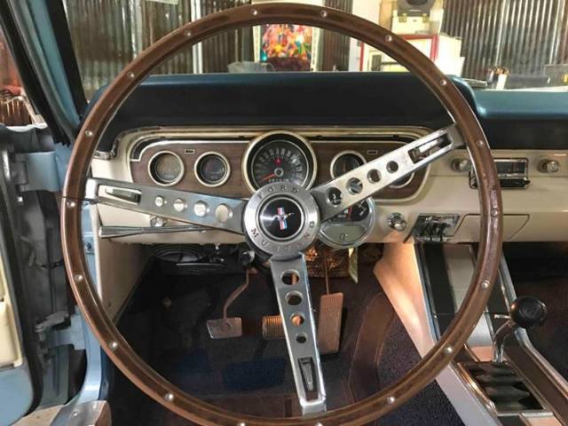 1965 Blue Ford Mustang Coupe