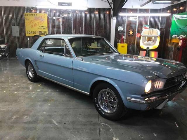 1965 Blue Ford Mustang Coupe