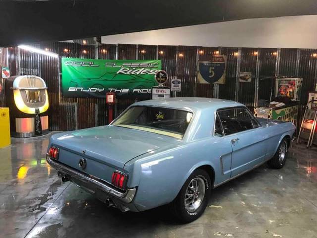 1965 Blue Ford Mustang Coupe