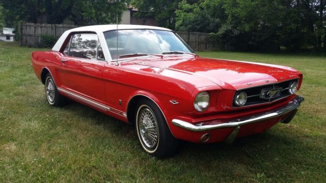 1965 POPPY RED Ford Mustang Coupe