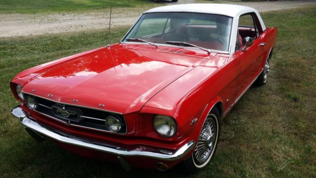 1965 POPPY RED Ford Mustang Coupe