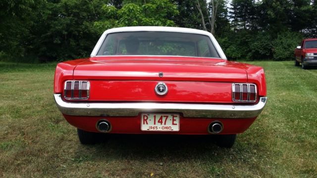 1965 POPPY RED Ford Mustang Coupe