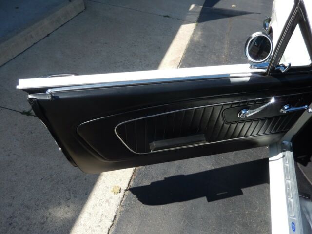 1965 Ermine white Ford Mustang Sedan