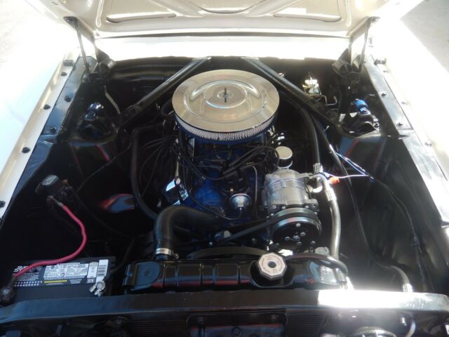 1965 Ermine white Ford Mustang Sedan