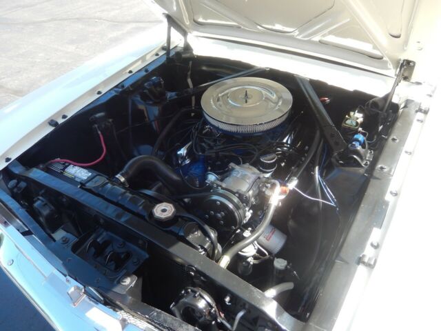 1965 Ermine white Ford Mustang Sedan