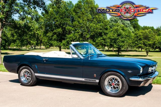 1965 Blue Ford Mustang Convertible