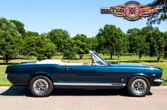 1965 Blue Ford Mustang Convertible