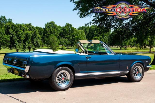 1965 Blue Ford Mustang Convertible