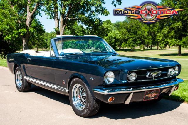 1965 Blue Ford Mustang Convertible