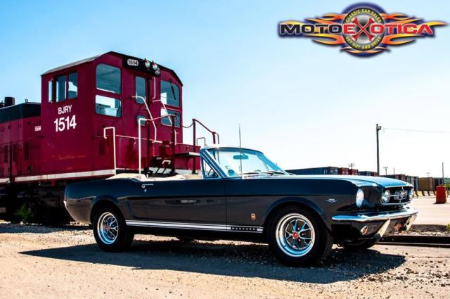 1965 Blue Ford Mustang Convertible