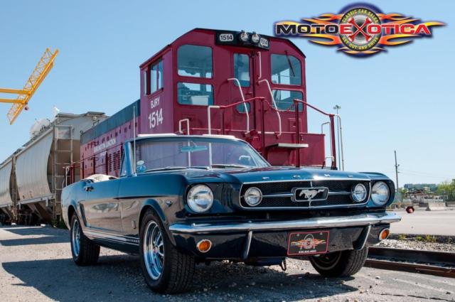 1965 Blue Ford Mustang Convertible