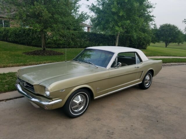 1965 Gold Ford Mustang Coupe