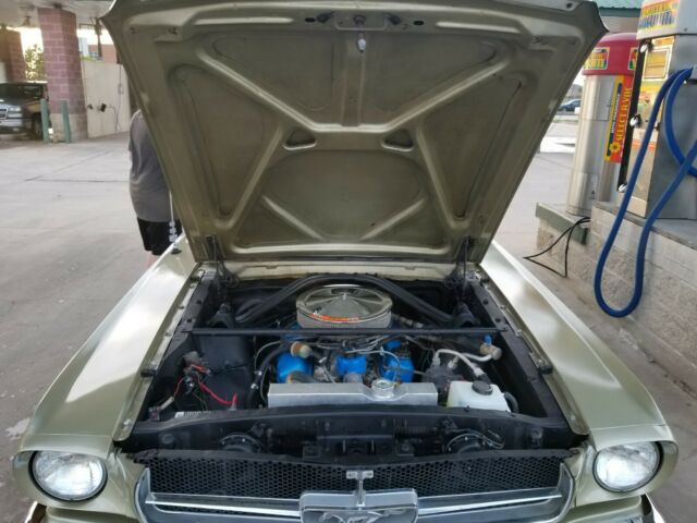 1965 Gold Ford Mustang Coupe