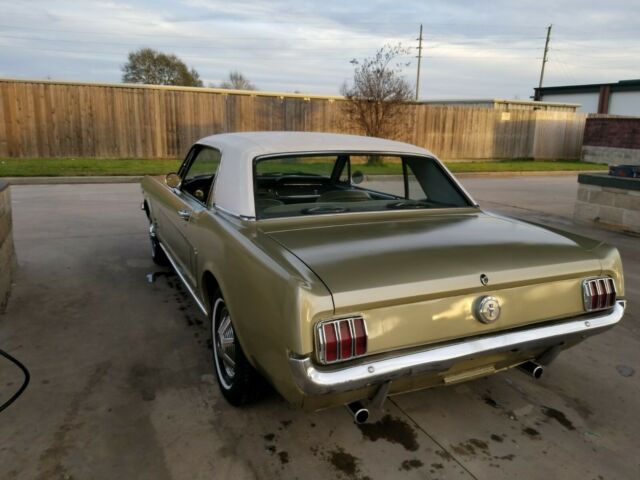 1965 Gold Ford Mustang Coupe