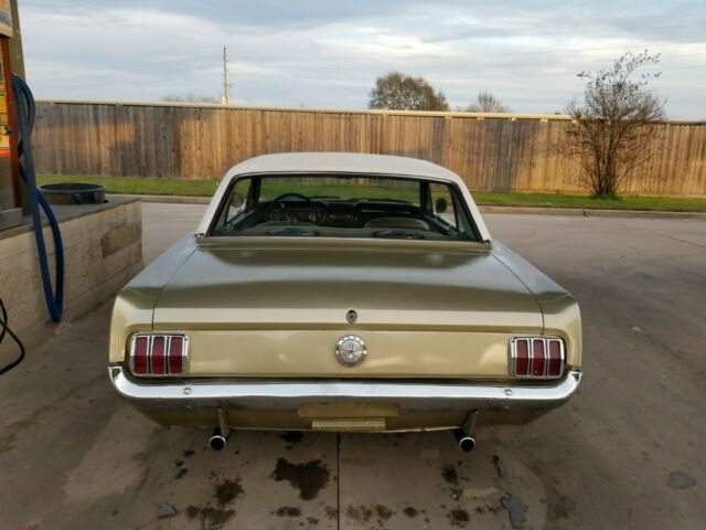 1965 Gold Ford Mustang Coupe