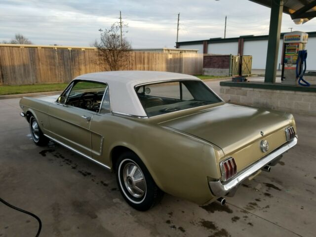 1965 Gold Ford Mustang Coupe
