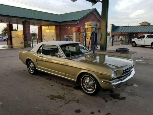 1965 Gold Ford Mustang Coupe
