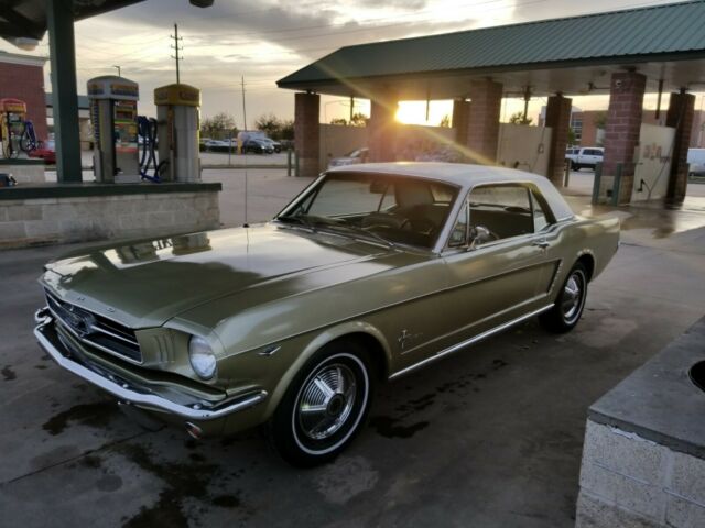 1965 Gold Ford Mustang Coupe