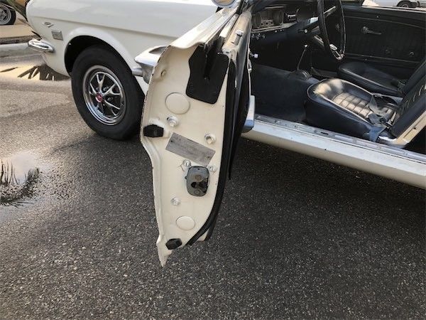 1965 White Ford Mustang Coupe