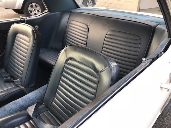 1965 White Ford Mustang Coupe