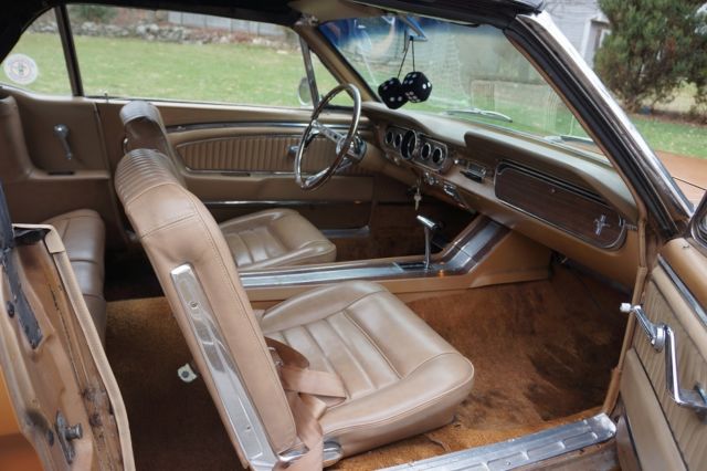 1965 Gold Ford Mustang Convertible