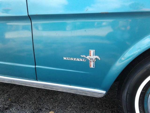 1965 Twilight Turquoise Metallic Ford Mustang Convertible