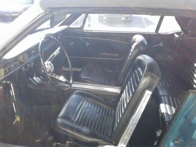 1965 Twilight Turquoise Metallic Ford Mustang Convertible