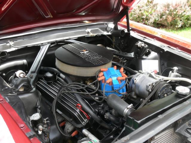 1965 Red Ford Mustang Convertible