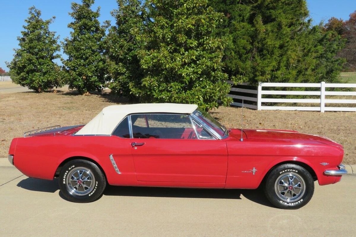 1965 Red Ford Mustang Convertible