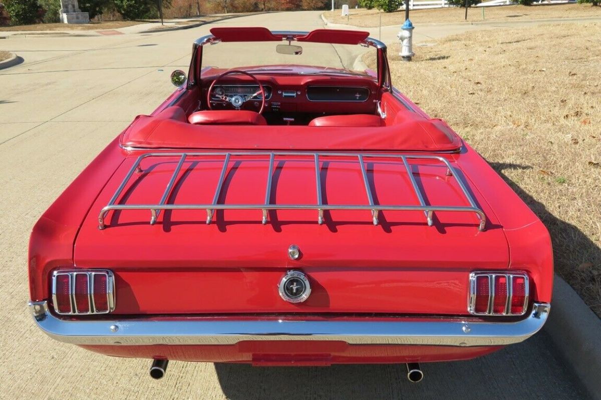 1965 Red Ford Mustang Convertible