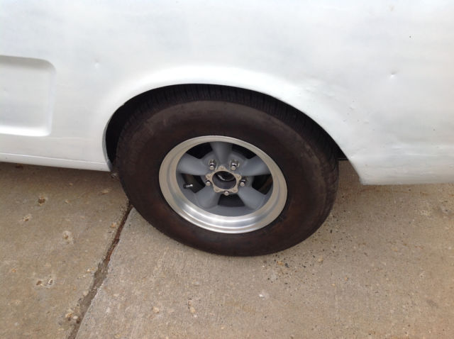 1965 White Ford Mustang Convertible