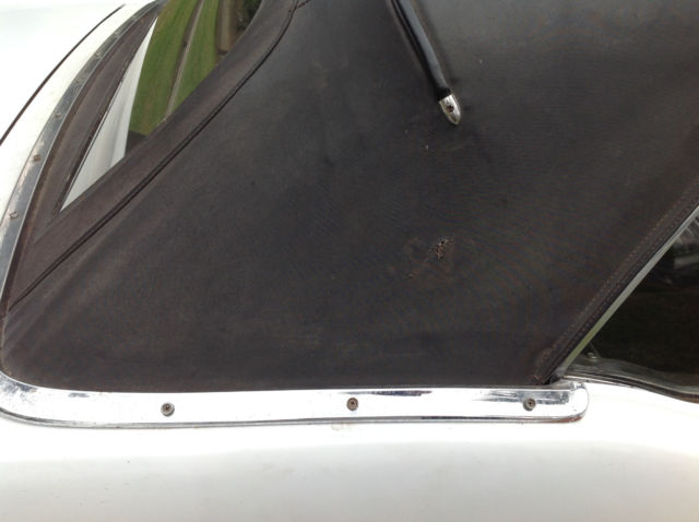 1965 White Ford Mustang Convertible