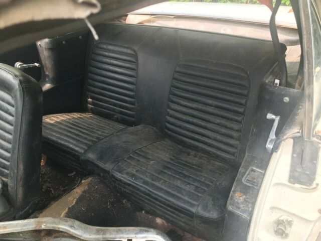 1965 White Ford Mustang Coupe