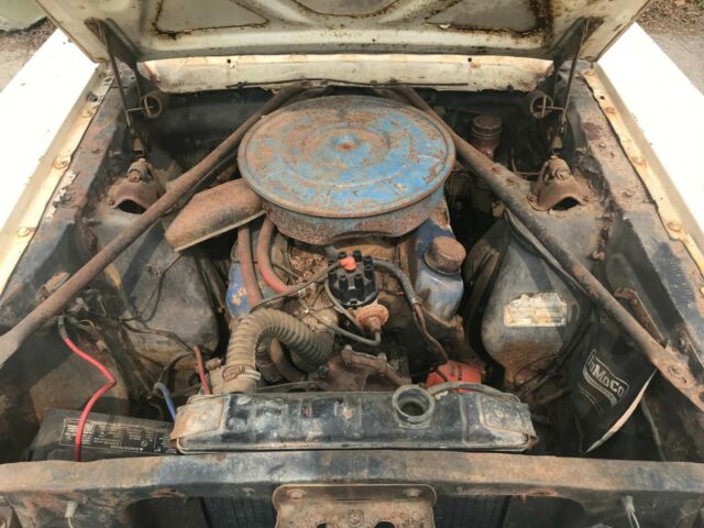 1965 White Ford Mustang Coupe