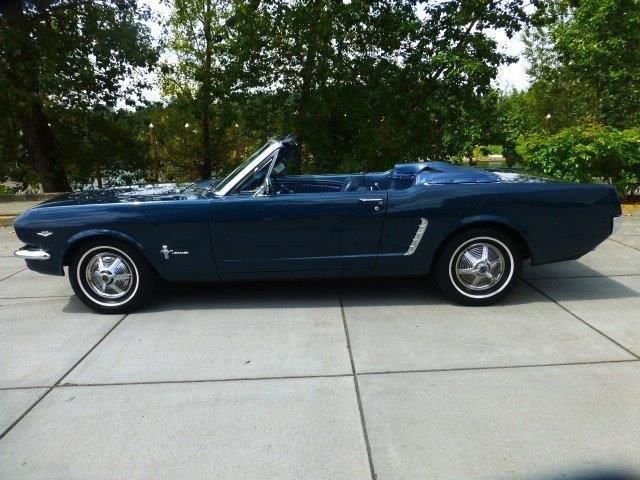 1965 Caspian Blue Ford Mustang Convertible
