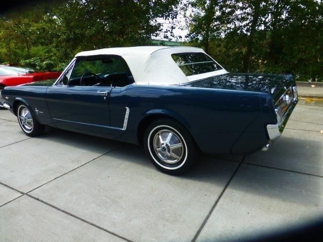 1965 Caspian Blue Ford Mustang Convertible